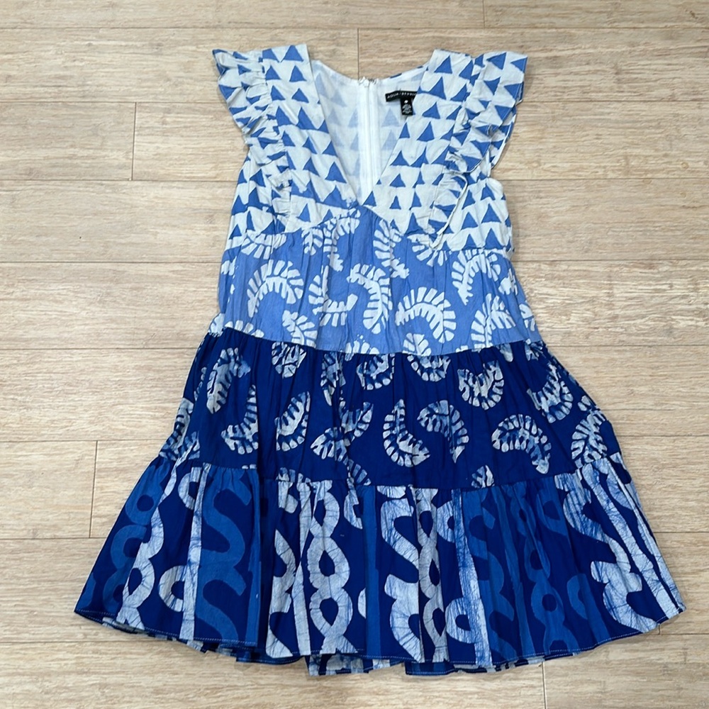 Aqua studio dress